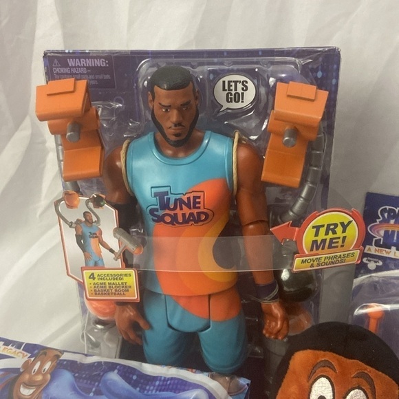 Space Jam A New Legacy LeBron James Bugs Bunny Action Figures Toys NIB Lot Of 4 - Picture 4 of 9